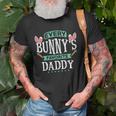 Mens Every Bunnys Favorite Daddy Tee Cute Easter Egg Gift Unisex T-Shirt Gifts for Old Men