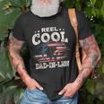 Mens Gift For Fathers Day Tee - Fishing Reel Cool Dad-In Law Unisex T-Shirt Gifts for Old Men