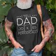 Mens I Tell Dad Jokes Periodically Chemistry Dad Jokes Unisex T-Shirt Gifts for Old Men