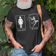 Mens My Wife Vs Your Wife Funny Husband Men Groom Present Sleeveless Top 269 Trending Shi Unisex T-Shirt Gifts for Old Men