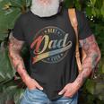 Mens Retro Vintage Best Dad Ever Father Daddy Fathers Day Gift Unisex T-Shirt Gifts for Old Men