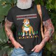Merry Pitmas Pitbull Santa Claus Dog Ugly Christmas Unisex T-Shirt Gifts for Old Men