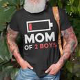 Mom Of 2 Boys Shirt From Son Mothers Day Birthday Women Active 154 Trending Shirt Unisex T-Shirt Gifts for Old Men