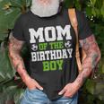 Mom Of The Birthday Boy Soccer Player Vintage Retro Unisex T-Shirt Gifts for Old Men