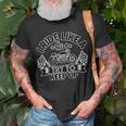 Motorcycle I Ride Like A Girl Try To 495 Shirt Unisex T-Shirt Gifts for Old Men