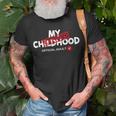 My Childhood Expired Official Adult Funny Birthday 189 Trending Shirt Unisex T-Shirt Gifts for Old Men