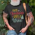 My Christmas Spirit Is Wine Funny 555 Shirt Unisex T-Shirt Gifts for Old Men