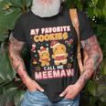 My Favorite Cookies Call Me Meemaw 882 Shirt Unisex T-Shirt Gifts for Old Men