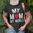 My Mom My World 84 Trending Shirt Unisex T-Shirt Gifts for Old Men