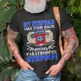 My Stepdad Has Your Back Proud Army 685 Shirt Unisex T-Shirt Gifts for Old Men