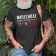 Nahfckdat Nah Fck Dat Pro Guns 2Nd Amendment On Back Unisex T-Shirt Gifts for Old Men