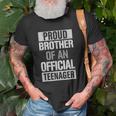 Official Teenager Brother 13Th Birthday Brother Party Gifts Unisex T-Shirt Gifts for Old Men