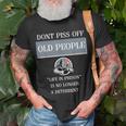 Old People Dont Mess With Old People Prison Badass T-shirt Gifts for Old Men