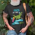 Papa Of The Birthday Boy Rawr Dinosaur Birthday Partyrex Unisex T-Shirt Gifts for Old Men