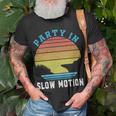 Party In Slow Motion Vintage Funny Boating Boating Gifts Unisex T-Shirt Gifts for Old Men