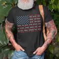 Patriotic July 4Th Usa American Flag All 50 State Names Unisex T-Shirt Gifts for Old Men