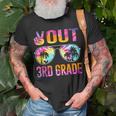Peace Out 3Rd Grade Tie Dye Graduation Last Day Of School Unisex T-Shirt Gifts for Old Men