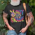 Peace Out Fifth Grade Tie Dye Funny Graduation 5Th Grade Unisex T-Shirt Gifts for Old Men