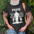 Pepe Grandpa Pepe Best Friend Best Partner In Crime T-Shirt Gifts for Old Men