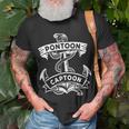 Pontoon Boat Anchor Captain Captoon Unisex T-Shirt Gifts for Old Men