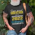 Proud Godfather Of Kindergarten Graduate 2022 Graduation Unisex T-Shirt Gifts for Old Men