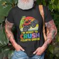 Ready To Crush 4Th Grade Dino Monster Truck Back School Boys Unisex T-Shirt Gifts for Old Men