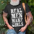 Real Men Daughter Funny Fathers Day Gift Dad Unisex T-Shirt Gifts for Old Men Real Men Daughter Funny Fathers Day Gift Dad Unisex T-Shirt Gifts for Old Men