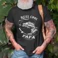 Reel Cool Papa For Fishing Nature Lovers Unisex T-Shirt Gifts for Old Men