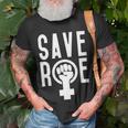 Save Roe Pro Choice 1973 Gift Feminism Tee Reproductive Rights Gift For Activist My Body My Choice Unisex T-Shirt Gifts for Old Men