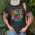 School Field Day Pop It Student Im Just Here For Field Day Unisex T-Shirt Gifts for Old Men