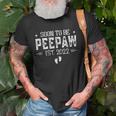 Soon To Be Peepaw Happy Fathers Day Est 2022 Ver2 Unisex T-Shirt Gifts for Old Men
