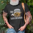 The Scotchfather Malt Whiskey Funny Gift Unisex T-Shirt Gifts for Old Men