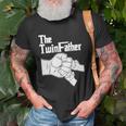 The Twinfather Father Of Twins Fist Bump Unisex T-Shirt Gifts for Old Men