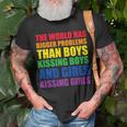 The World Has Bigger Problems Lgbt-Q Pride Gay Proud Ally Unisex T-Shirt Gifts for Old Men
