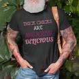 Thick Chicks Are Magically Delicious Funny Unisex T-Shirt Gifts for Old Men