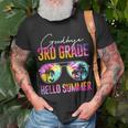 Tie Dye Goodbye 3Rd Grade Hello Summer Last Day Of School Unisex T-Shirt Gifts for Old Men