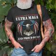 Ultra Maga Eagle Vintage Unisex T-Shirt Gifts for Old Men