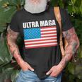 Ultra Maga Us Flag Unisex T-Shirt Gifts for Old Men