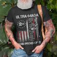 Ultra Maga We The People Proud Republican Usa Flag Unisex T-Shirt Gifts for Old Men