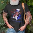 Uncle Sam I Want You 4Th Of July Unisex T-Shirt Gifts for Old Men