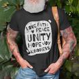 Unity Day Orange Peace Love Spread Kindness Gift Unisex T-Shirt Gifts for Old Men