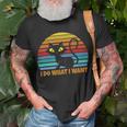 Vintage Black Cat Lover 272 Shirt Unisex T-Shirt Gifts for Old Men