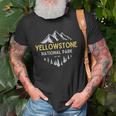 Vintage Yellowstone National Park Retro Est 1872 Unisex T-Shirt Gifts for Old Men
