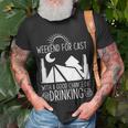 Weekend Forecast Camping With A Good 17 Shirt Unisex T-Shirt Gifts for Old Men