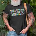 What Beautiful Day To Respect Other Peoples Pronouns Lgbt Unisex T-Shirt Gifts for Old Men