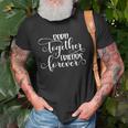 Womens Born Together Friends Forever Twins Girls Sisters Outfit Unisex T-Shirt Gifts for Old Men