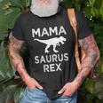 Womens Mama Saurus Rex Funnyrex Mommy Party Gift Unisex T-Shirt Gifts for Old Men