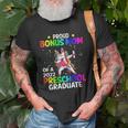 Womens Proud Bonus Mom Of A 2022 Preschool Graduate Unicorn Unisex T-Shirt Gifts for Old Men