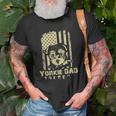 Yorkie Dad Cool Proud American Flag Fathers Day T-shirt Gifts for Old Men
