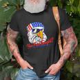 You Free Tonight Bald Eagle American Flag Happy 4Th Of July Unisex T-Shirt Gifts for Old Men